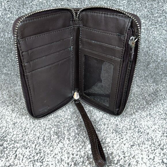 Coach Wristlet Wallet Signature Print Ashley Has Some Wear - Picture 7 of 14